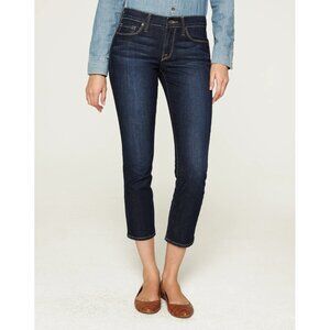 Lucky Brand Jeans Sofia Capri Dark Blue Size 12 (31) x 26" Inseam